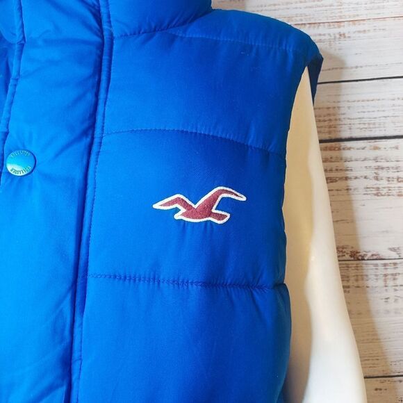 Men's  sz Large Hollister Body Warmer Puffer Vest. - Picture 3 of 14